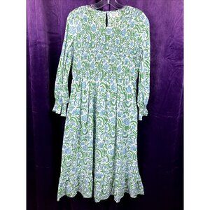 S Tuckernuck Pink City Prints Exclusive Jungle Isabel smocked dress